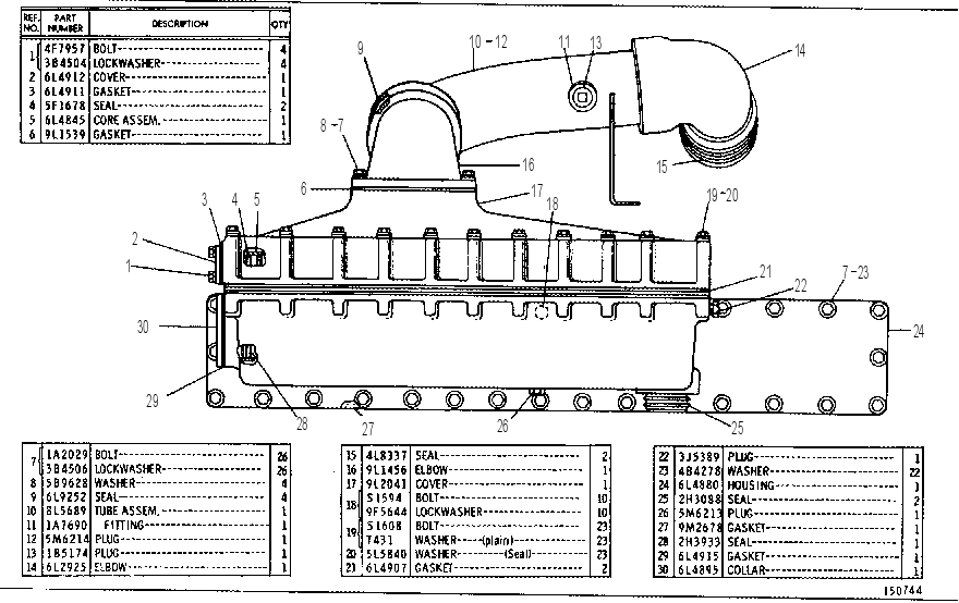 AFTERCOOLER GROUP 2N7993 CAT