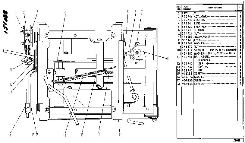 SEAT SUSPENSION GROUP 9D4720 CAT