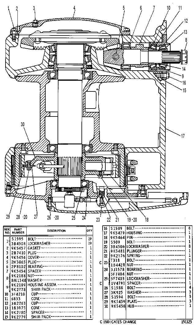 WINCH AS 9K5719 CAT