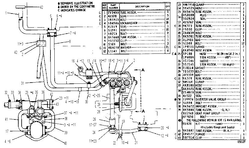 SUPPLEMENTAL STEERING GROUP 7K8666 CAT