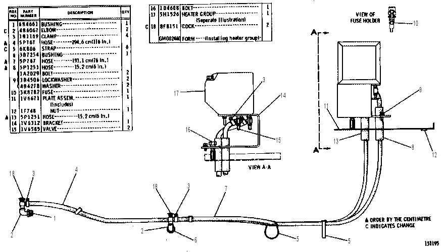 CAB HEATER GROUP 1V4457 CAT