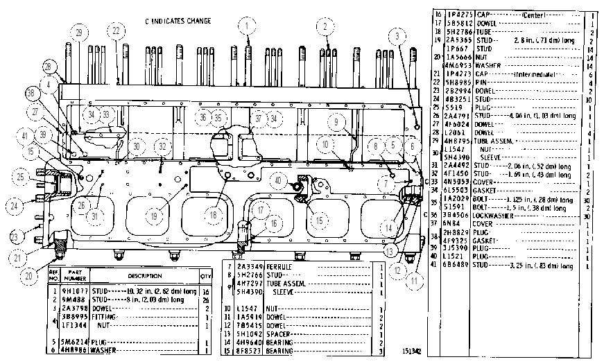 CYLINDER BLOCK ASSEMBLY 4N6929 CAT