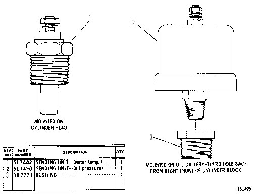 SENDER GP 3N8246 CAT
