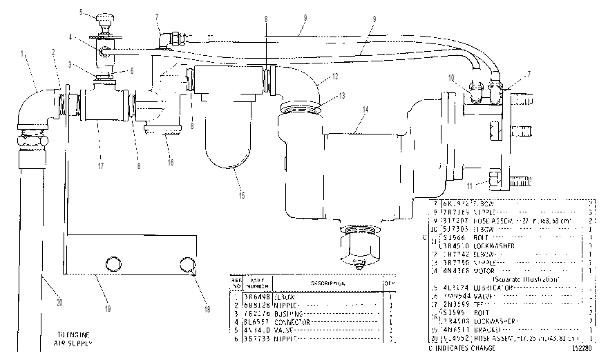 AIR STARTING MOTOR GROUP 4N6509 CAT