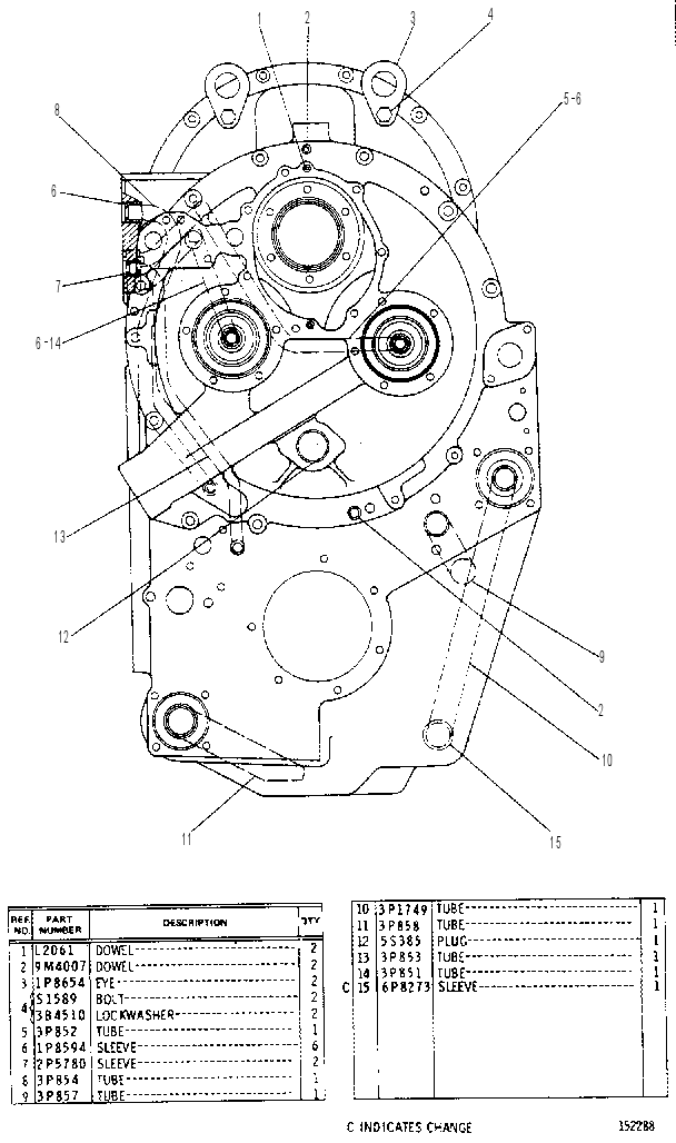 Корпус трансмиссии 3P1752 CAT
