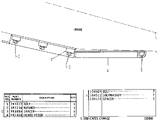 POWER TRAIN GUARD GROUP 9K2499 CAT