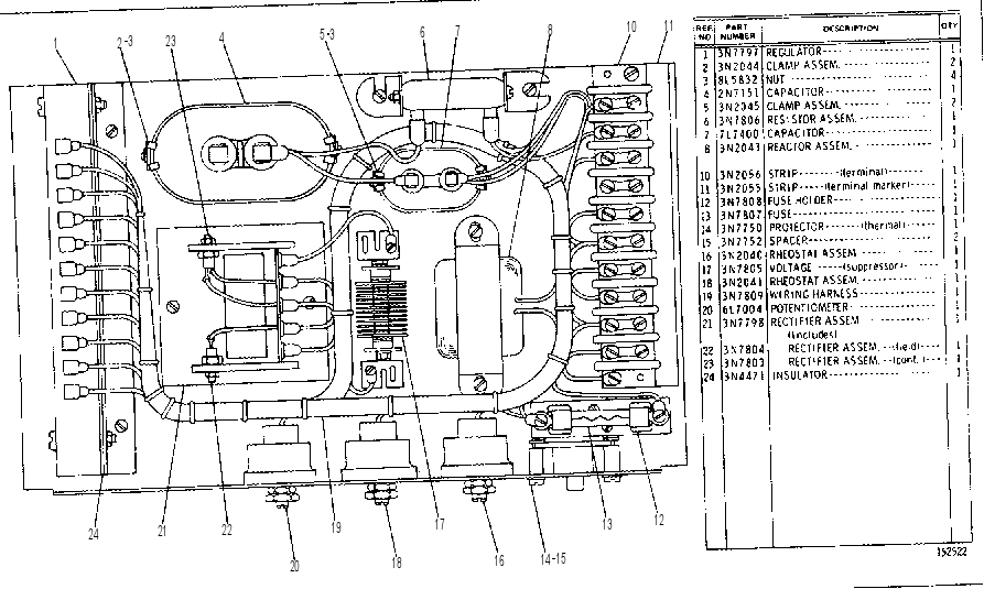 Регулятор напряжения в сборе 3N7755 CAT