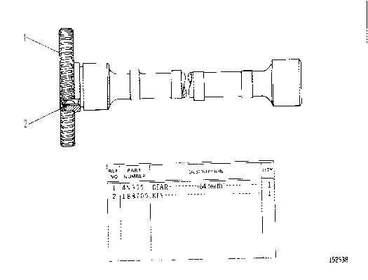 CAMSHAFT ASSEMBLY 6N1405 CAT
