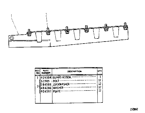 CRANKCASE GUARD SERVICE GROUP 9D8570 CAT