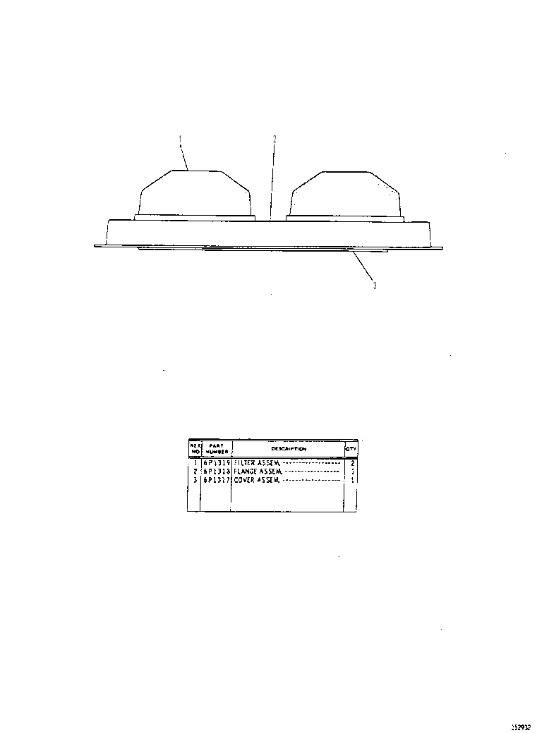 CONSOLE GP-RETURN AIR 3P7756 CAT