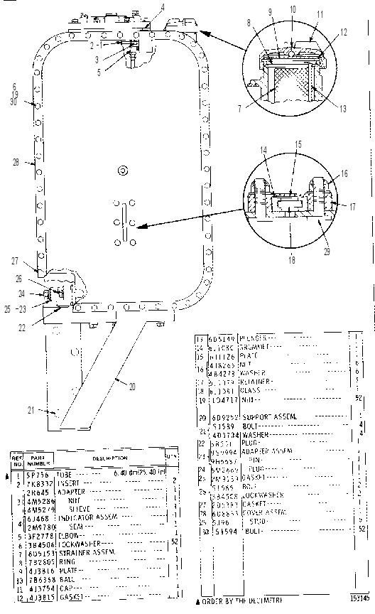 HYDRAULIC TANK GROUP 9D8700 CAT