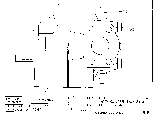 Насос шестерённый 8J5892 CAT