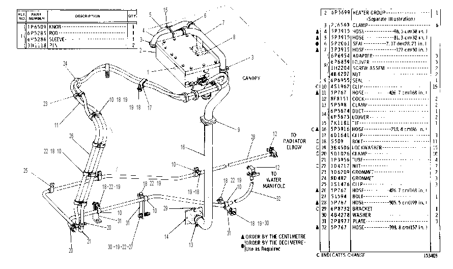 CAB HEATER GROUP 6P5839 CAT