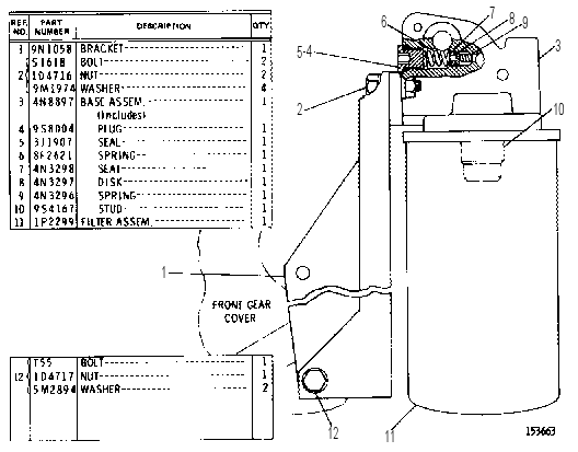 FUEL FILTER GROUP 9N1050 CAT