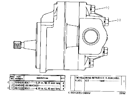 Насос шестерённый 9J1994 CAT