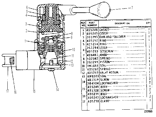 AIR CONTROL VALVE GROUP 9D0478 CAT