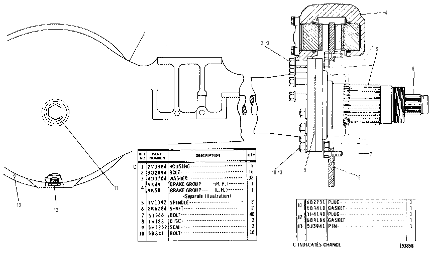 BRAKE & AXLE GP 8K7596 CAT
