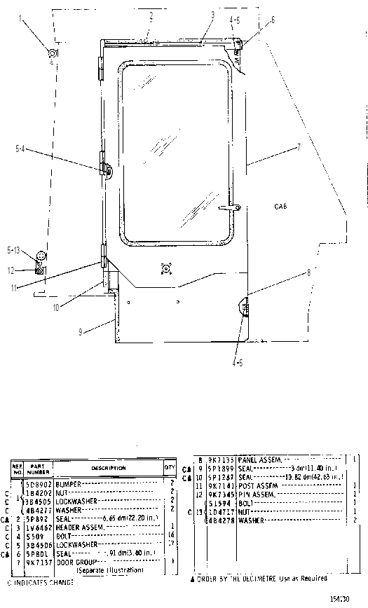 PANEL GROUP 3K7193 CAT
