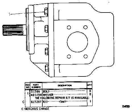 GEAR PUMP GROUP 8J2389 CAT