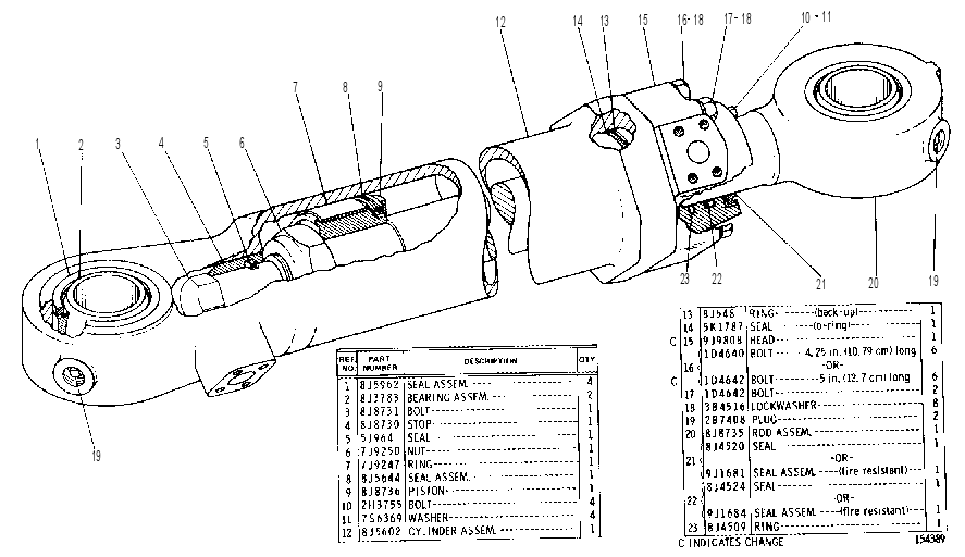 STICK CYLINDER GROUP 8J5603 CAT