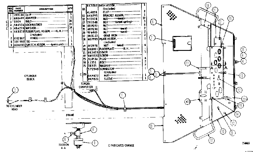 DASH & GAUGE GP 1V3643 CAT
