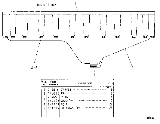OIL PAN GROUP 4N0206 CAT