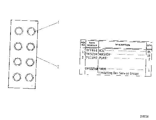 PUSH-PULL MOUNTING GROUP 2G1090 CAT
