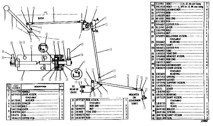 Управление регулятором оборотов 3P5573 CAT