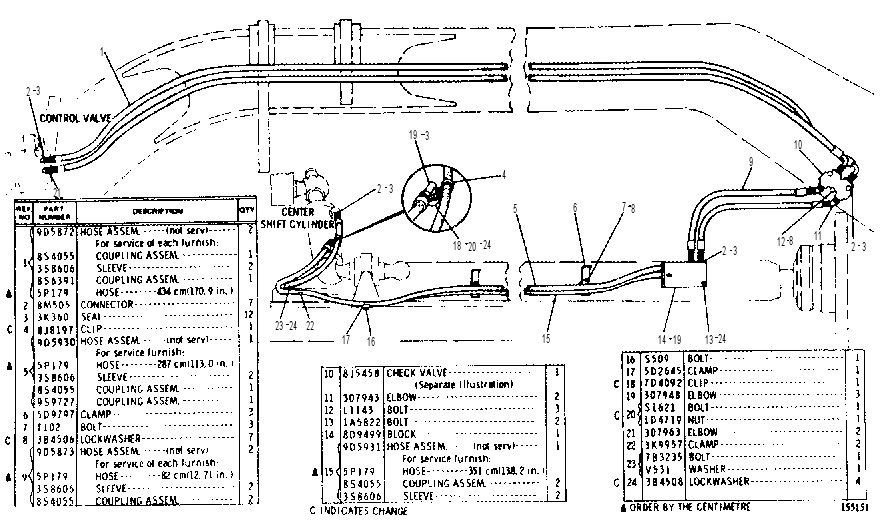 Трубопроводы гидравлические 8D6980 CAT