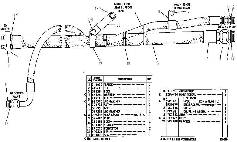 LINES GP-WINCH 3P5605 CAT