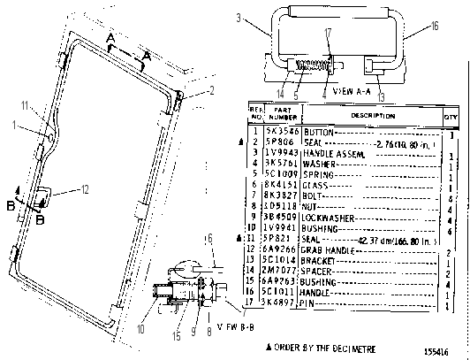 WINDSHIELD GROUP 1V9933 CAT