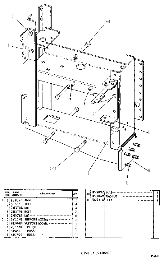 VALVE AND FILTER SUPPORT GROUP 8K2633 CAT