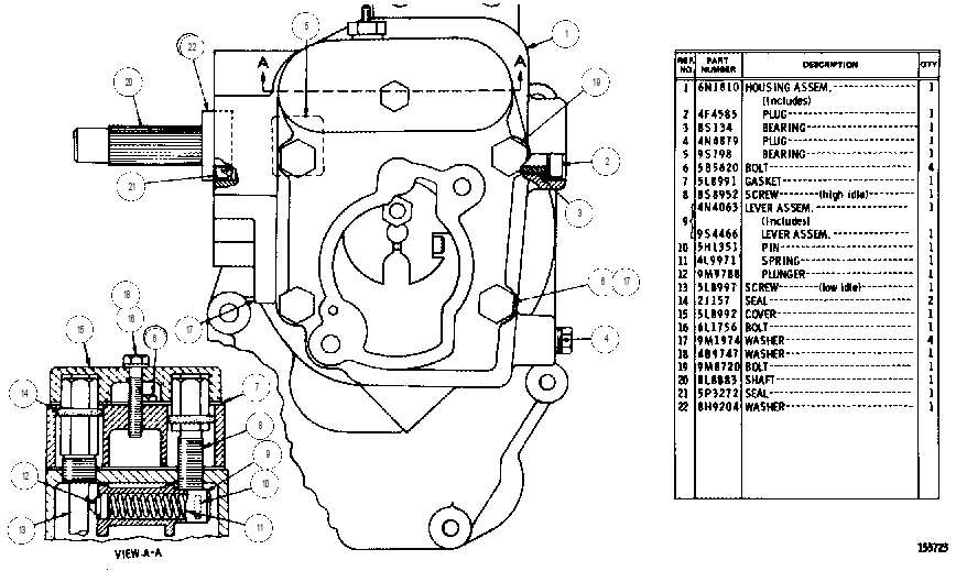 Регулятор оборотов 6N4557 CAT