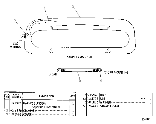 Проводка кабины 2V5495 CAT