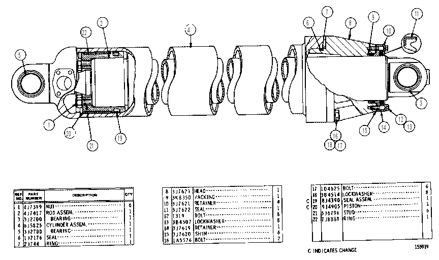 Цилиндр 6J5824 CAT