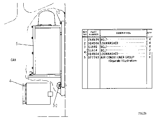 MOUNTING AND CONDITIONER GROUP 2V0619 CAT