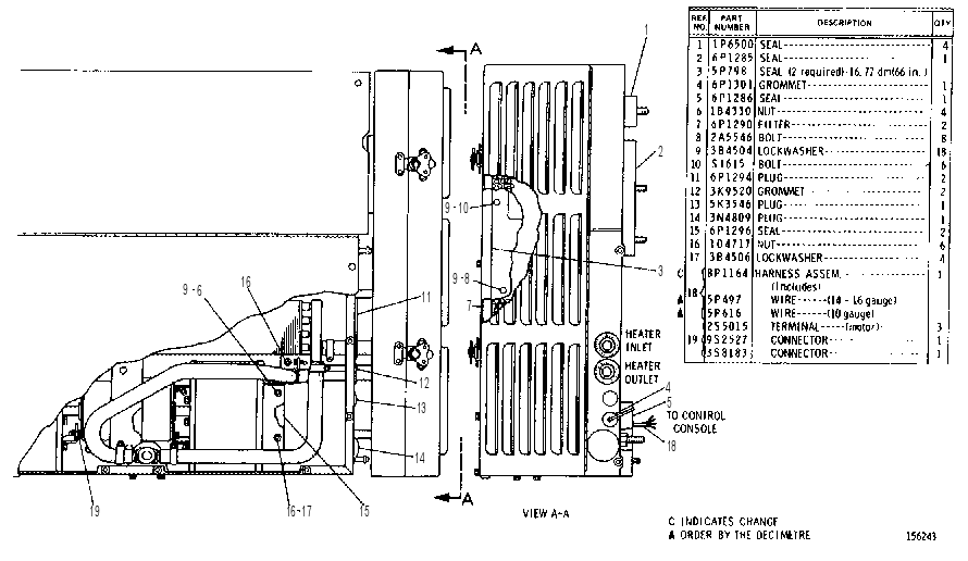 CAB HEATER GROUP 6P2015 CAT