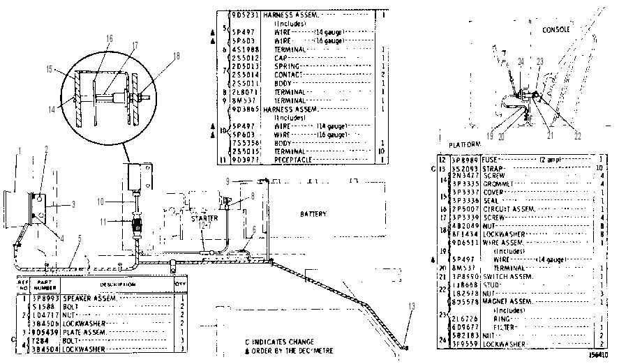 BACK-UP WARNING GROUP 9D5540 CAT