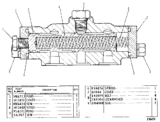 VALVE GROUP 6P8226 CAT