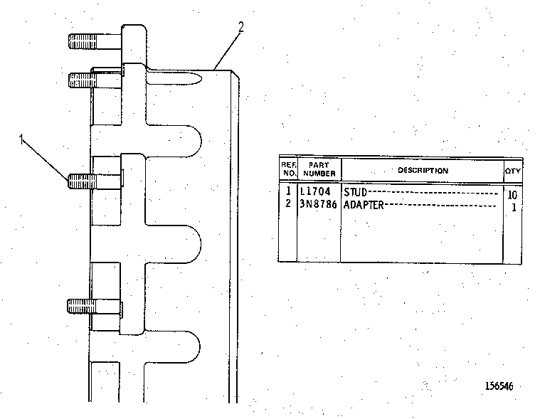 ADAPTER AS-DAMPER 3N8787 CAT