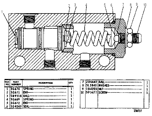 PRESSURE REDUCING VALVE ASSEMBLY 9J6514 CAT