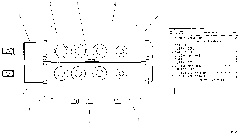 VALVE GROUP 9J7045 CAT