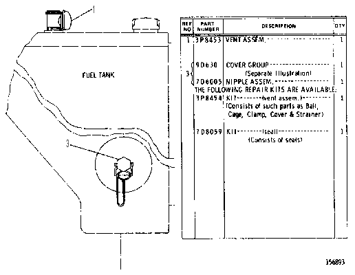 FAST FILL FUEL ADAPTER GROUP 2G0120 CAT