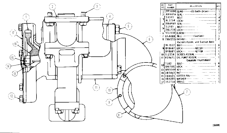 PUMP GP-OIL 6N4494 CAT