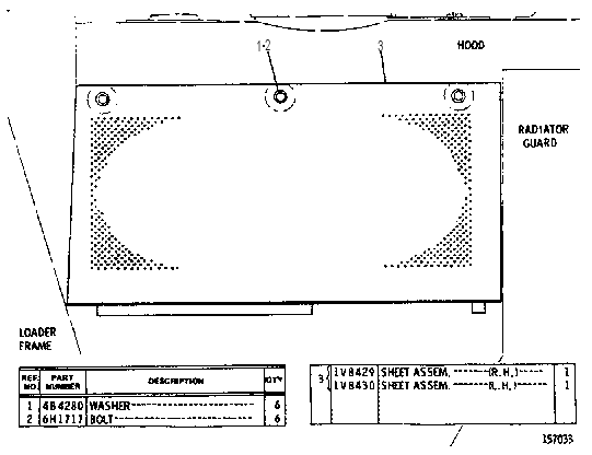 BRUSH GUARD GROUP 1V8658 CAT
