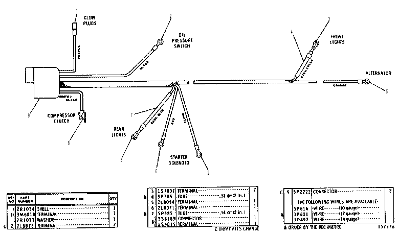 WIRING HARNESS ASSEMBLY 6P5758 CAT