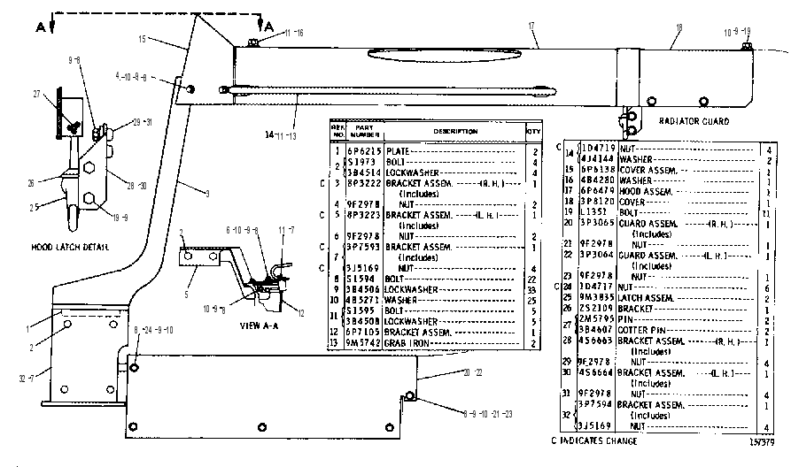 HOOD GROUP 6P5421 CAT