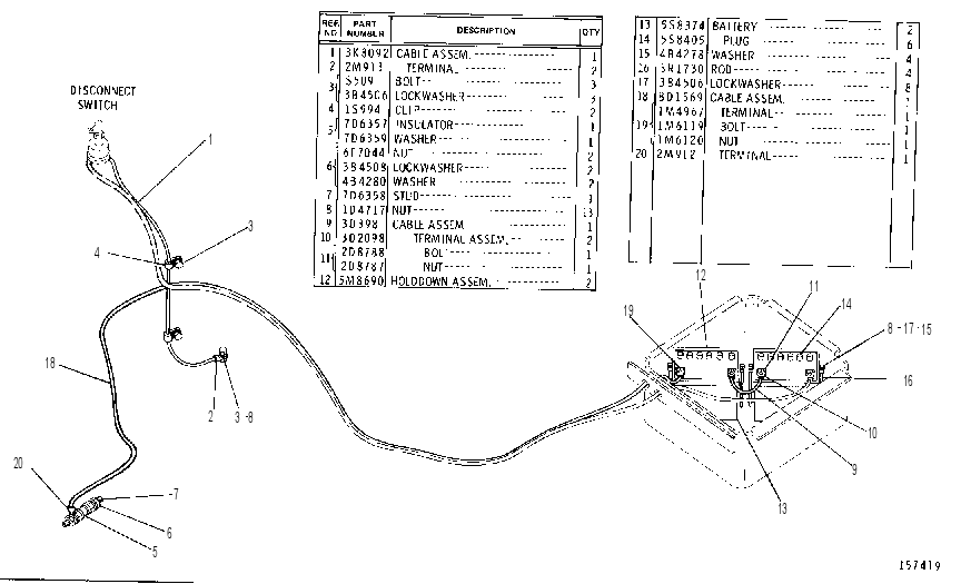 WIRING GROUP 8D2510 CAT