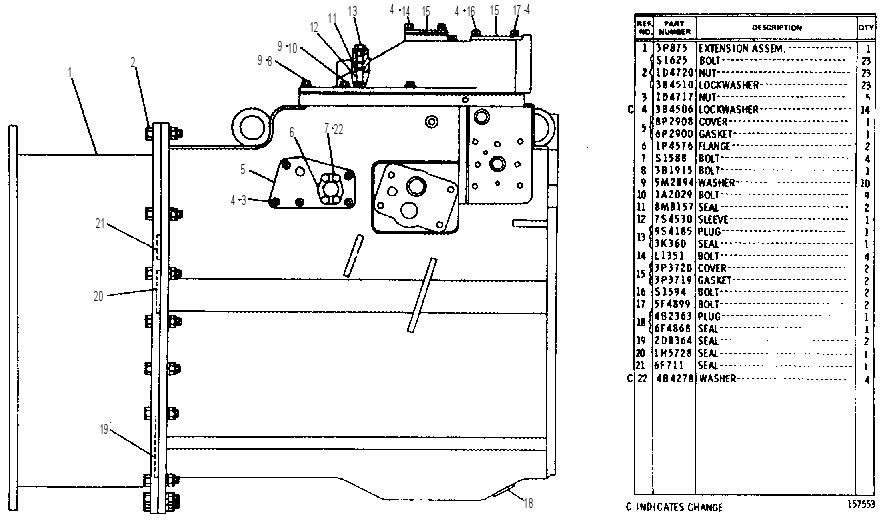 CASE & PARTS GP 2P9274 CAT