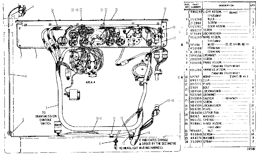 LIGHTING AND WIRING GROUP 9D5350 CAT